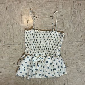 Zara polka dot top new without tags never worn size xS